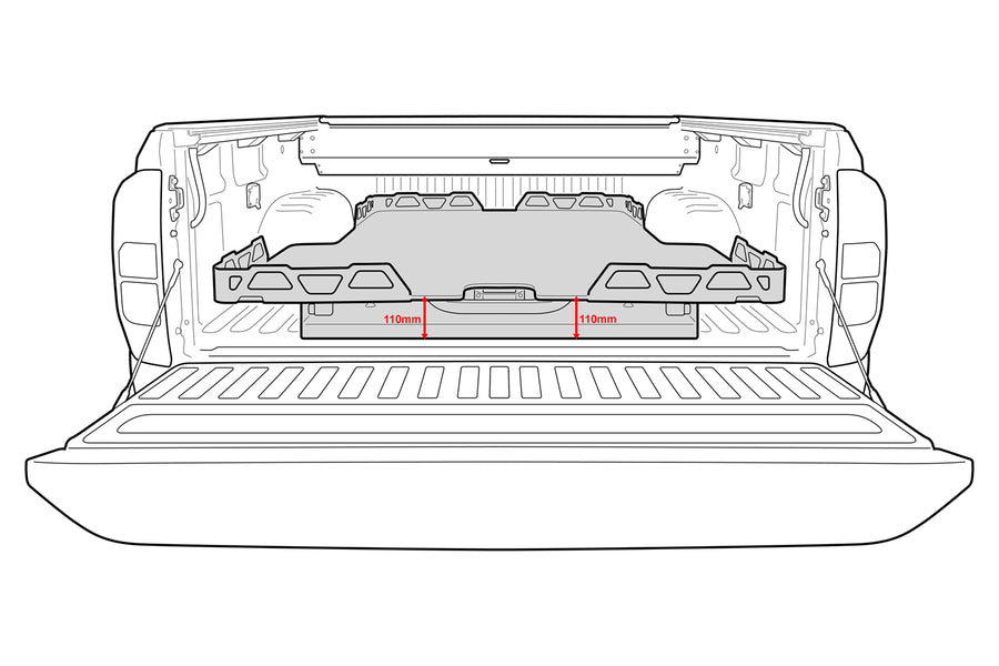 HSP Load Slide Suits Dual Cab Colorado RG - 2012+ -C3