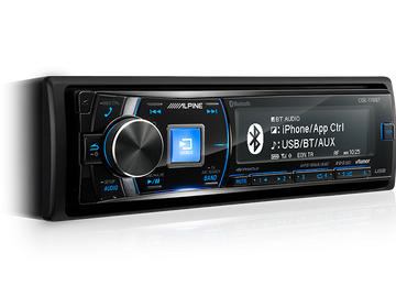 [NLA] Alpine CDE-178BT CD Receiver with Advanced Bluetooth® / USB / iPod® and iPhone® / TuneIt / App Controller