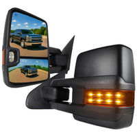 CLEARVIEW Original  Power Fold Towing Mirrors CHEVROLET SILVERADO 2500/3500 2018–2020 RHD CV-CS-HFYIEB (Premium)