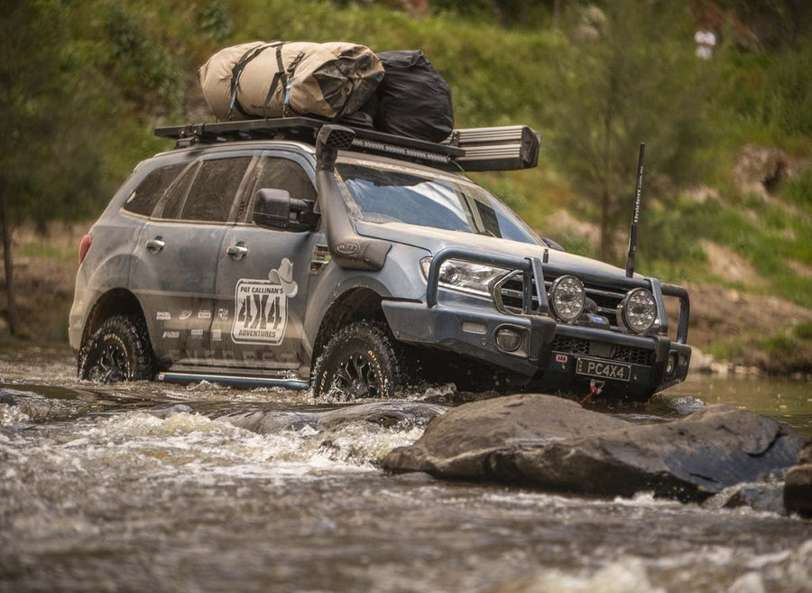 CLEARVIEW Black Compact Towing Mirrors Heat, Camera, Power-Fold, BSM, OAT Sensor, Indicators, Electric Ford Ranger MY22 - May 2022 - Feb 2023-CVC-FD-RE22-HVFSTIEB