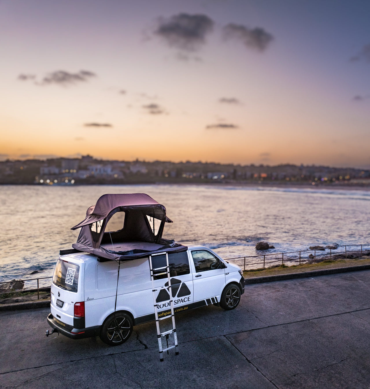 ROOF SPACE 2 (v2)- 67 kg German Engineered Hardshell Rooftop Tent - RSC1M201S3