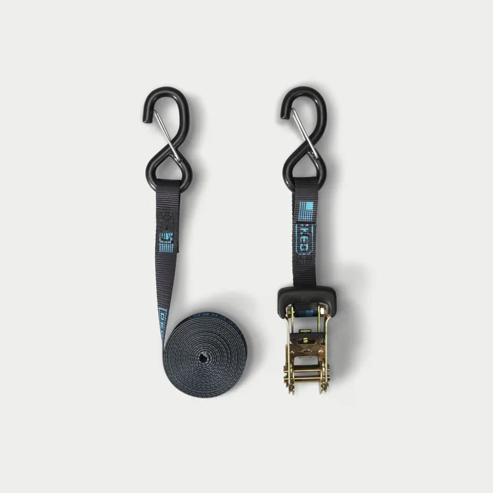 Americas Garage Rachet Straps, Black, Set of 2 by DECKED DKD-A0088-RSTP-BLK