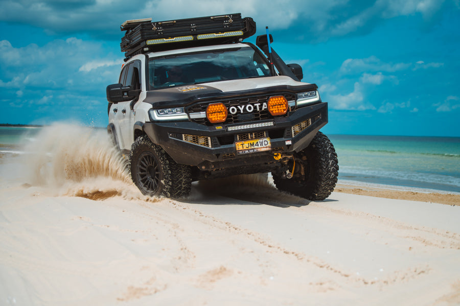 WOLVERINE LAND CRUISER 300 SERIES GR FLARE KIT WITH MUDFLAPS (FULL-SET) - WF300GRMF