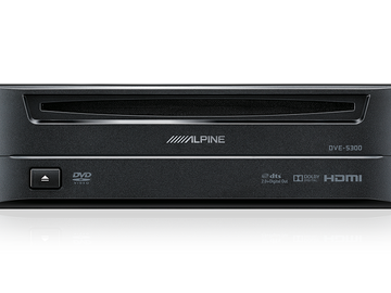 Alpine DVE-5300 1-DIN HDMI/Optical/DVD Player Add-on