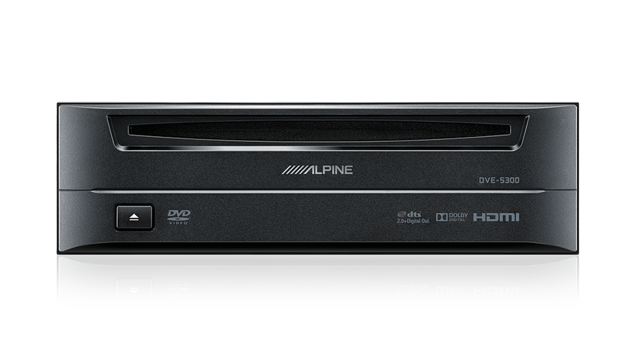 Alpine DVE-5300 1-DIN HDMI/Optical/DVD Player Add-on