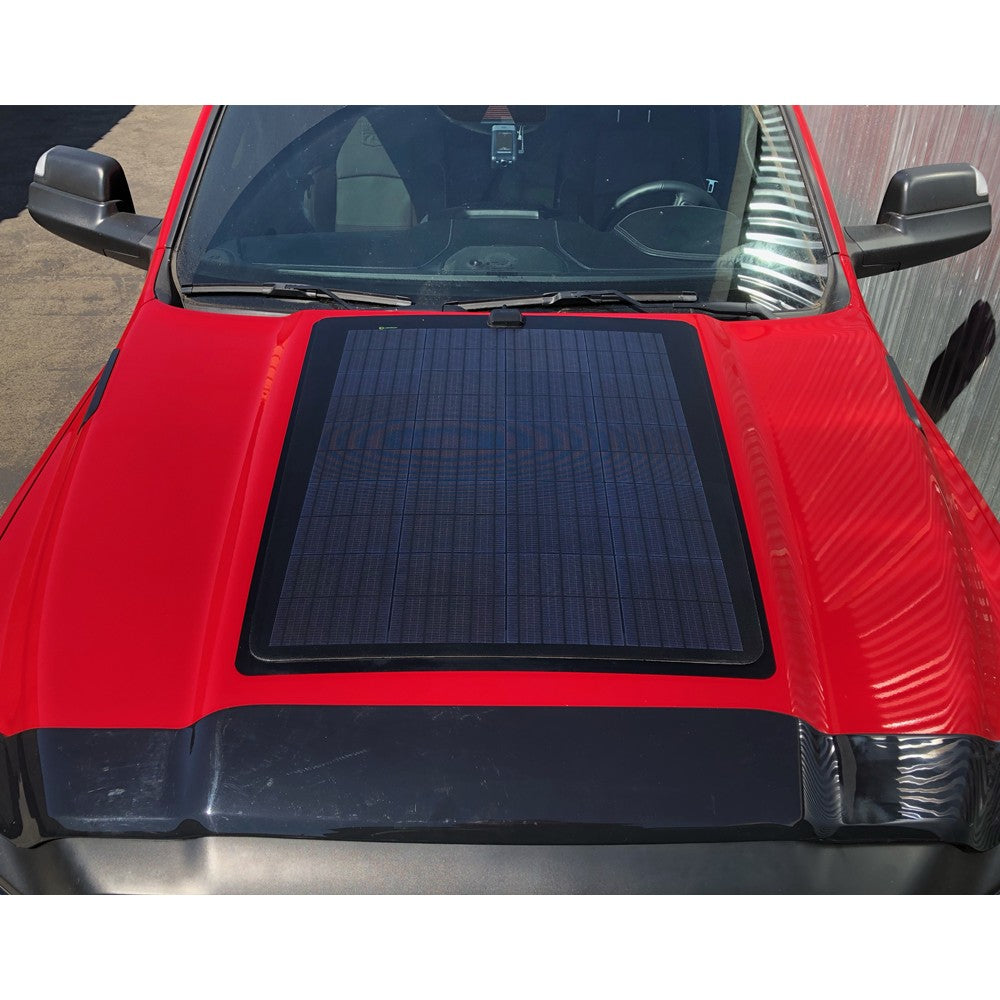 VSS Bonnet Solar Panel - Dodge RAM 2500HD 3500HD (2019-Current) 100-Watt
