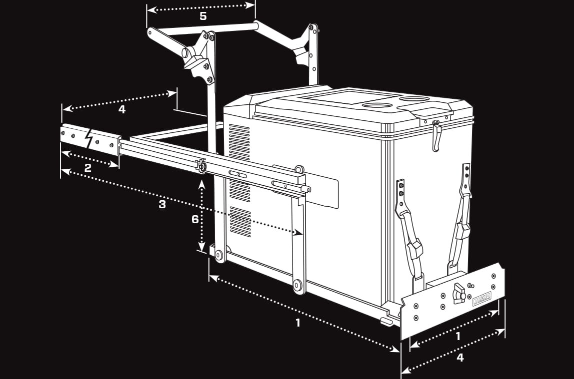 MSA 4X4 DS95 Drop Slide™ Large Fridge Slide DS95