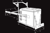 MSA 4X4 DS95 Drop Slide™ Large Fridge Slide DS95