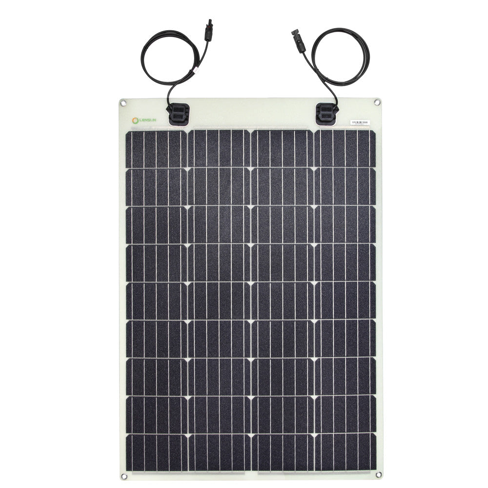 VSS Semi-Flexible Solar Panel - RV & Marine (850 x 710) 100-Watt, White