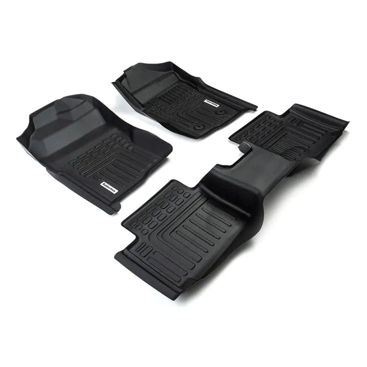 TJM DEEP DISH CAR MATS FOR FORD RANGER NEXT GEN 22+ SUPER CAB XL FD105-02-3D