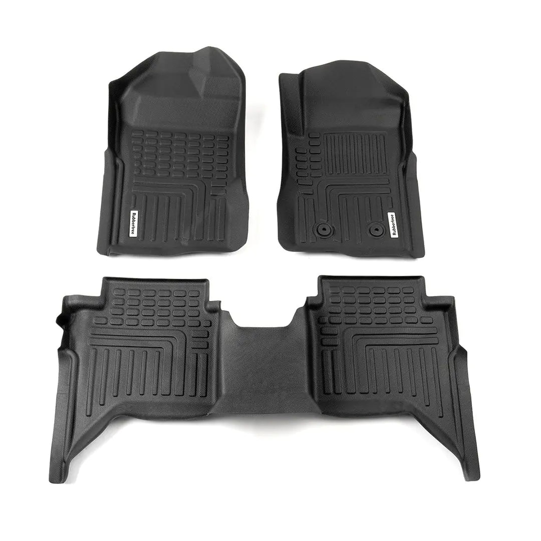 TJM DEEP DISH CAR MATS FOR FORD RANGER XLT SPORT WILDTRAK RAPTOR FDR001-3D