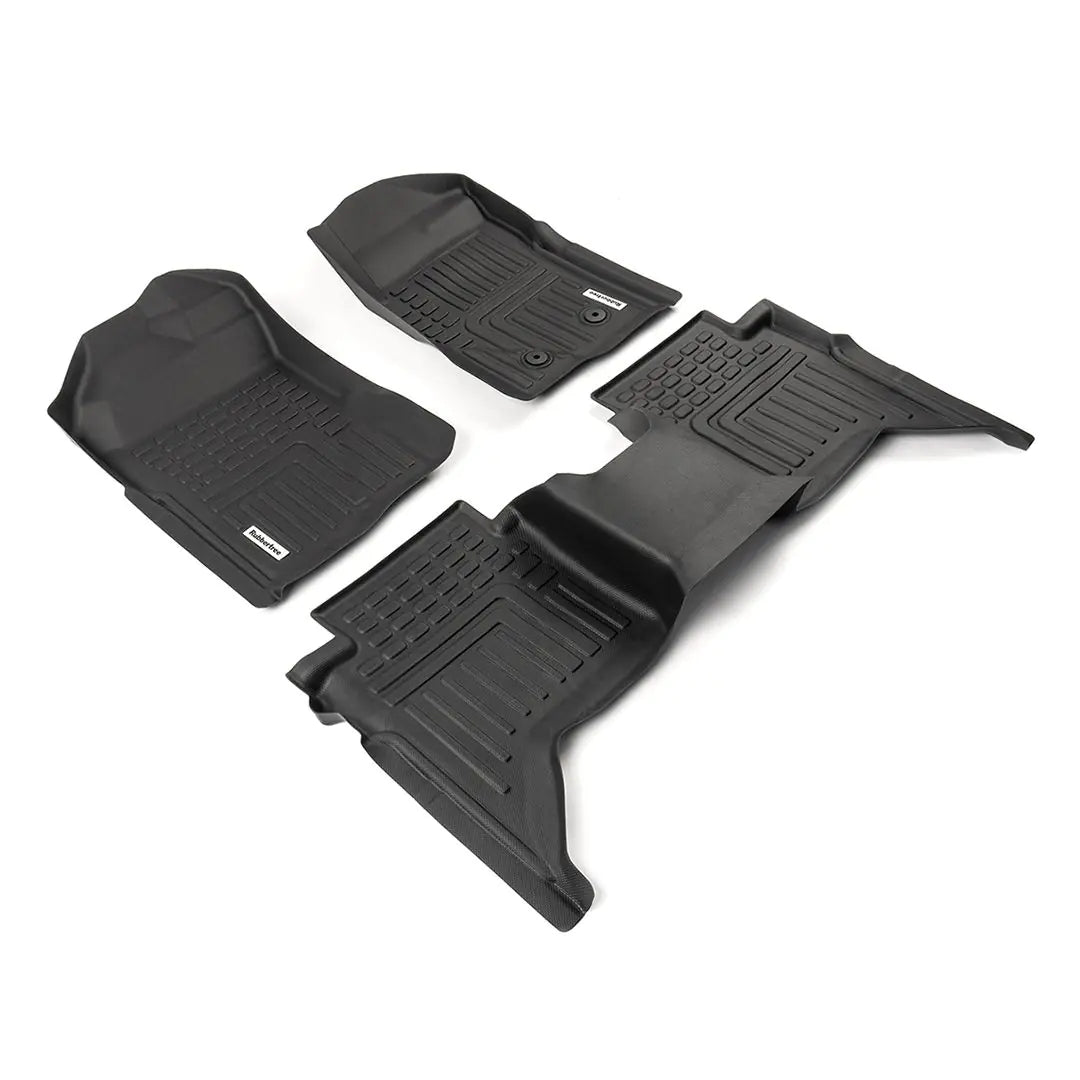 TJM DEEP DISH CAR MATS FOR FORD RANGER XLT SPORT WILDTRAK RAPTOR FDR001-3D