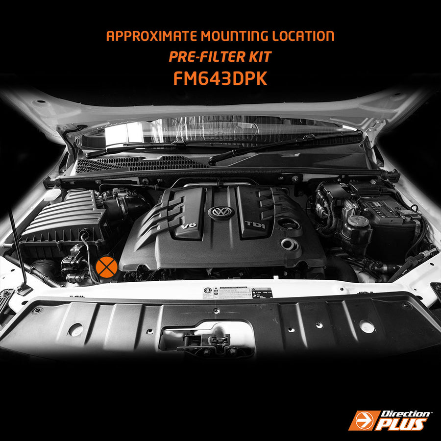 Direction-Plus  Fuel Manager Pre-Filter Kit VOLKSWAGEN AMAROK (FM643DPK)