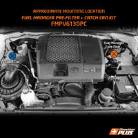 DIRECTION-PLUS FUEL MANAGER PRE-FILTER + ULTIMATE CATCH CAN KIT TOYOTA HILUX N70 (FMPV613DPC)