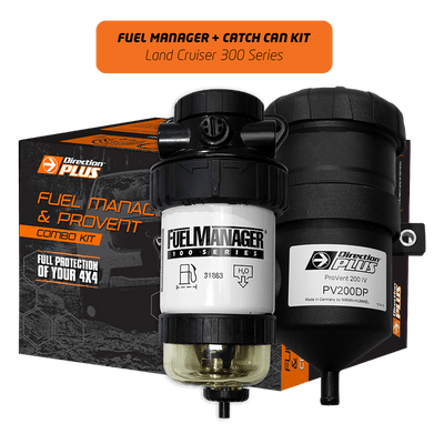 Direction-Plus  Fuel Manager Pre-Filter + Catch Can Kit LAND CRUISER 300 SERIES (FMPV635DPC)