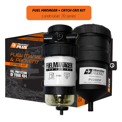 Direction-Plus  Fuel Manager Pre-Filter+Catch Can Kit LAND CRUISER 70 (FMPV648DPK)