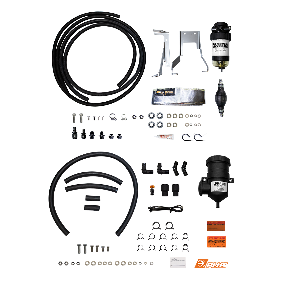 Direction-Plus  Fuel Manager Pre-Filter+Catch Can Kit LAND CRUISER 70 (FMPV648DPK)