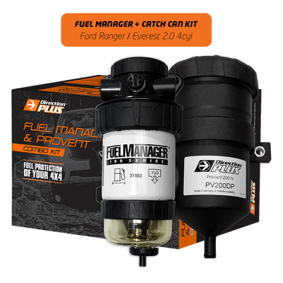 Direction-Plus  Fuel Manager Pre-Filter+Catch Can Kit EVEREST RANGER Bi-Turbo (FMPV664DPK)