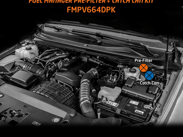 Direction-Plus  Fuel Manager Pre-Filter+Catch Can Kit EVEREST RANGER Bi-Turbo (FMPV664DPK)