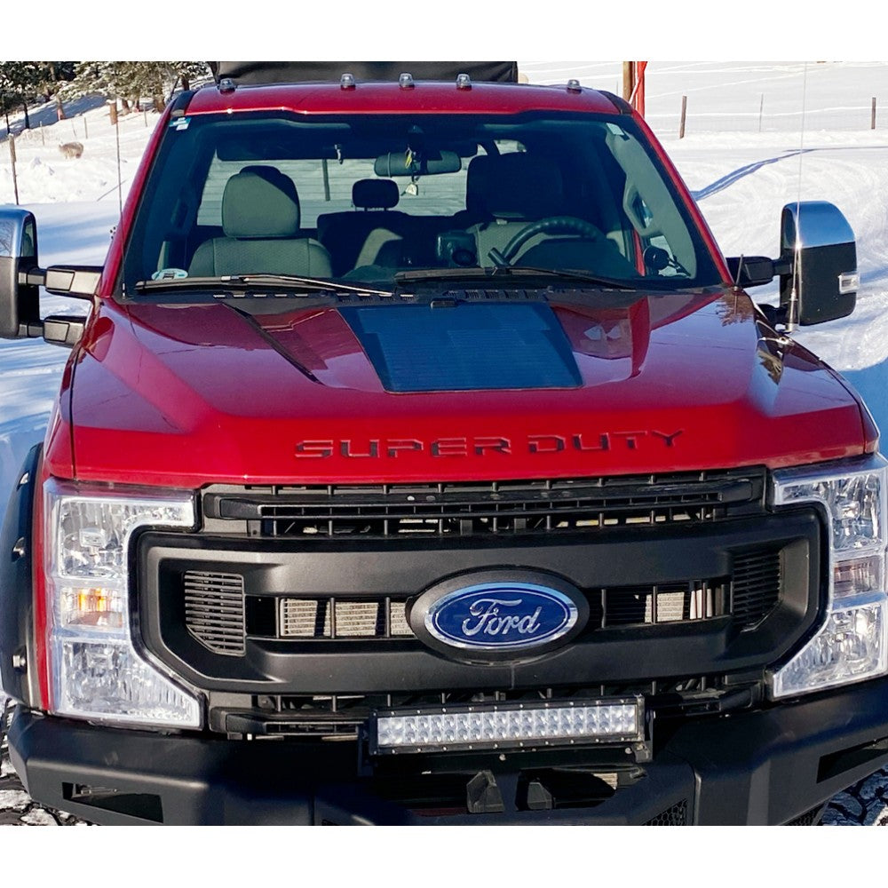 VSS Bonnet Solar Panel - Ford Super Duty F250, F350, F450, F550 (2017–2022) 65-Watts