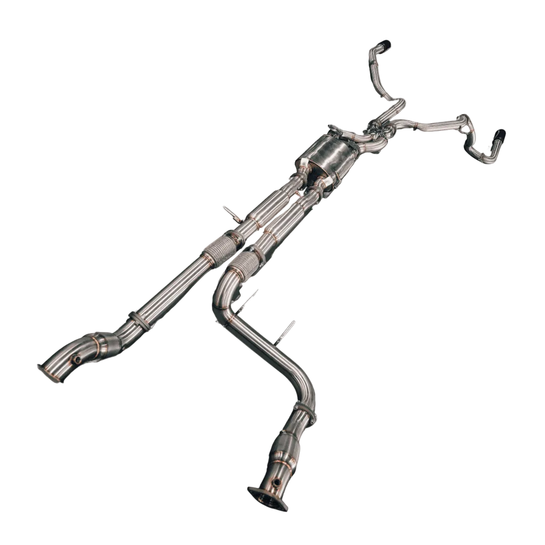 TORQIT Raptor Turbo Back Performance Exhaust for Next-Gen Ranger Raptor with Pedal Torq Throttle Controller-HS8231SS