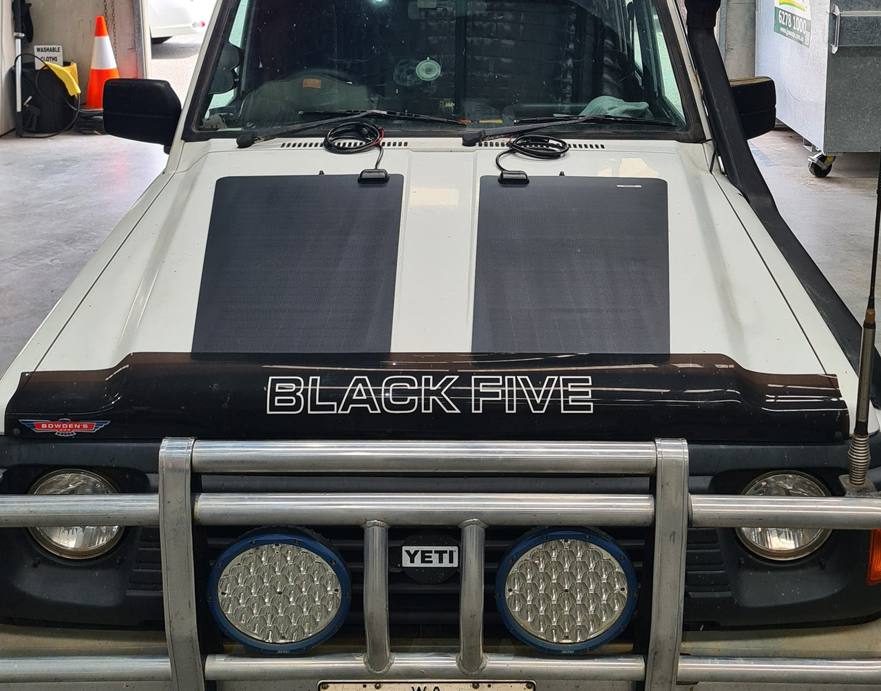 VSS Bonnet Solar Panel - Nissan Patrol GQ Y60 (1987-1997) 110-Watt (2 x 55W)