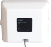 GME 4 Inch Marine Box Speakers Pair - White