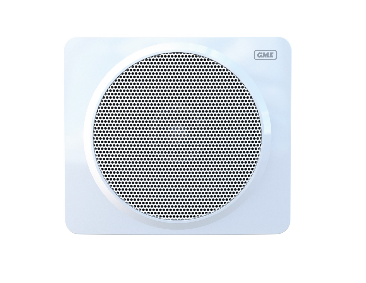 GME 4 Inch Marine Box Speakers Pair - White