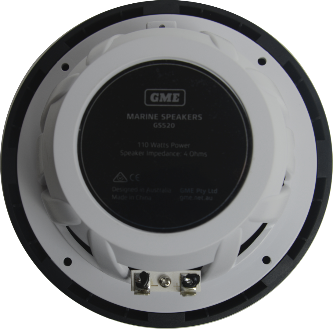 GME 5 Inch Marine Panel Speakers Pair - Black
