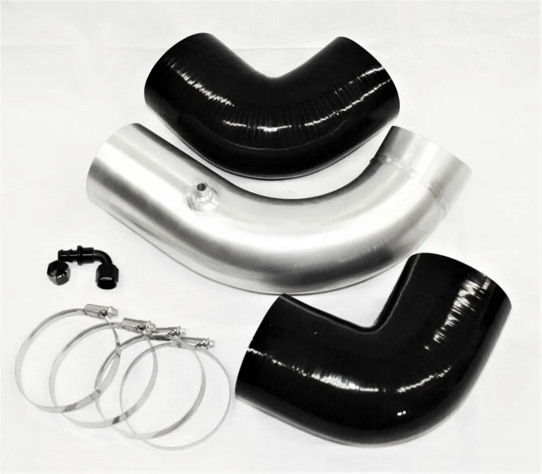 FATZ FABRICATION GU PATROL PLUMBING KIT. SUIT FATZ 4" AIRBOX TO 3.5" INLET TURBO, TD42 ENGINE. -FFGU-PL-TD350-KT