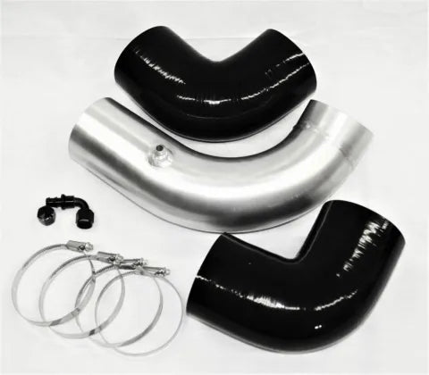 FATZ FABRICATION GU PATROL PLUMBING KIT. SUIT FATZ 4" AIRBOX TO 3" INLET HIGH MOUNT TURBO, TD42 ENGINE-FFGU-PL-TDHM-3-KT