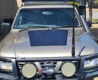 VSS Bonnet Solar Panel -  Mazda BT-50 (current model), Ford F-150 (2015-2020), Patrol Y61 (without bonnet scoop), LDV T60 Max (2023-Current), Porsche Cayenne (2003-2010)  - 90-Watt