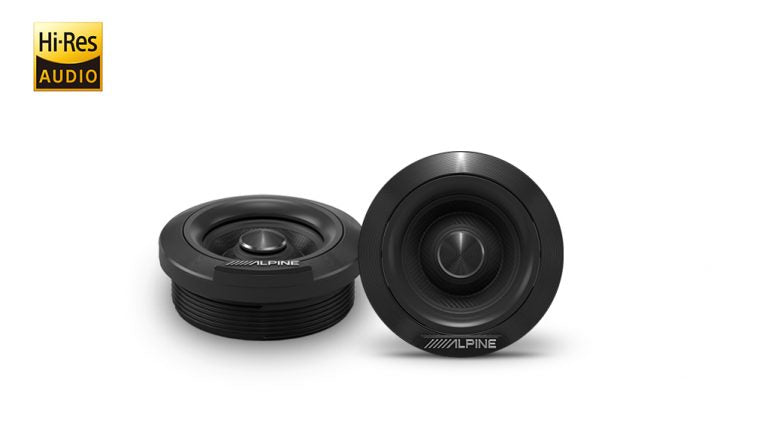 Alpine Status Hi-Res 6-1/2″ (16.5cm) 3-Way Slim-Fit Component Speaker Set