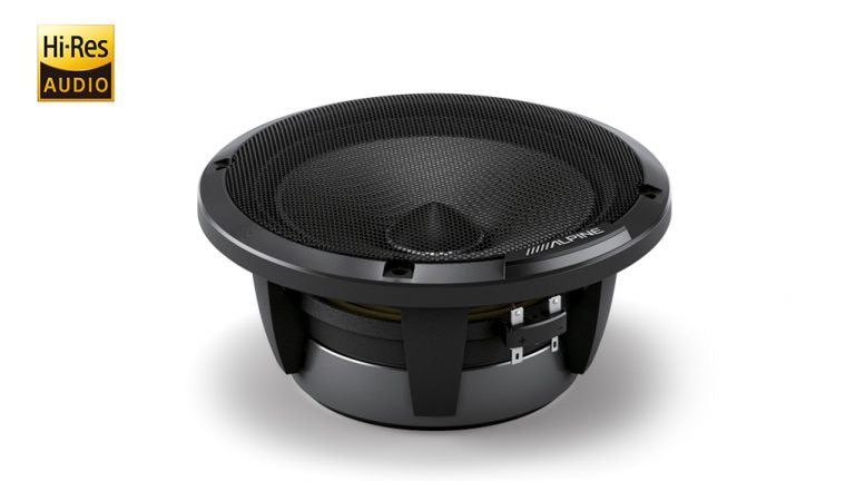 Alpine Status Hi-Res 6-1/2″ (16.5cm) 2-Way Slim-fit Component Speaker Set