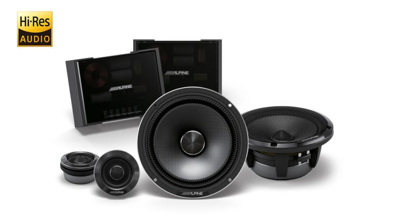 Alpine Status Hi-Res 6-1/2 (16.5cm) 2-Way Component Speaker Set