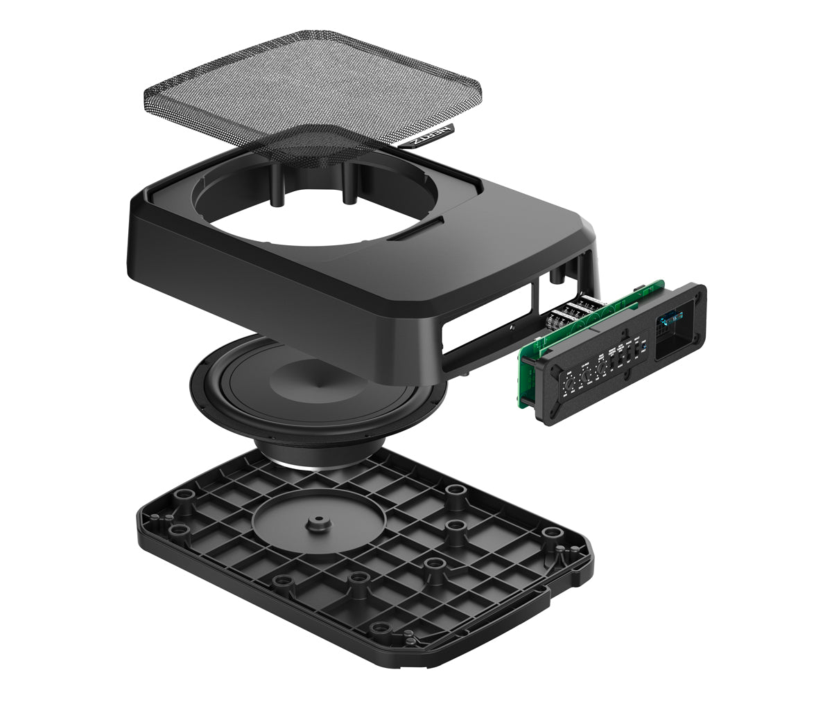 HERTZ Dieci 8" 440W Active Underseat Subwoofer (Dba 201 F)