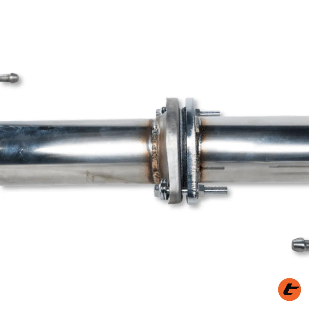 TORQIT Prado 120 Series PCR 3.0L TD Wagon 02/2003 - 10/2007 3" Turbo Back Exhaust - HS8111PCRSS