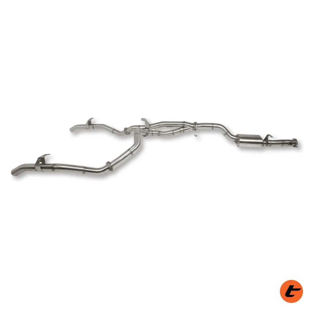 TORQIT 3.5" Twin Exit Exhaust Toyota 79 Series Single Cab + FREE Pedal Torq® Pack - HS8151SS