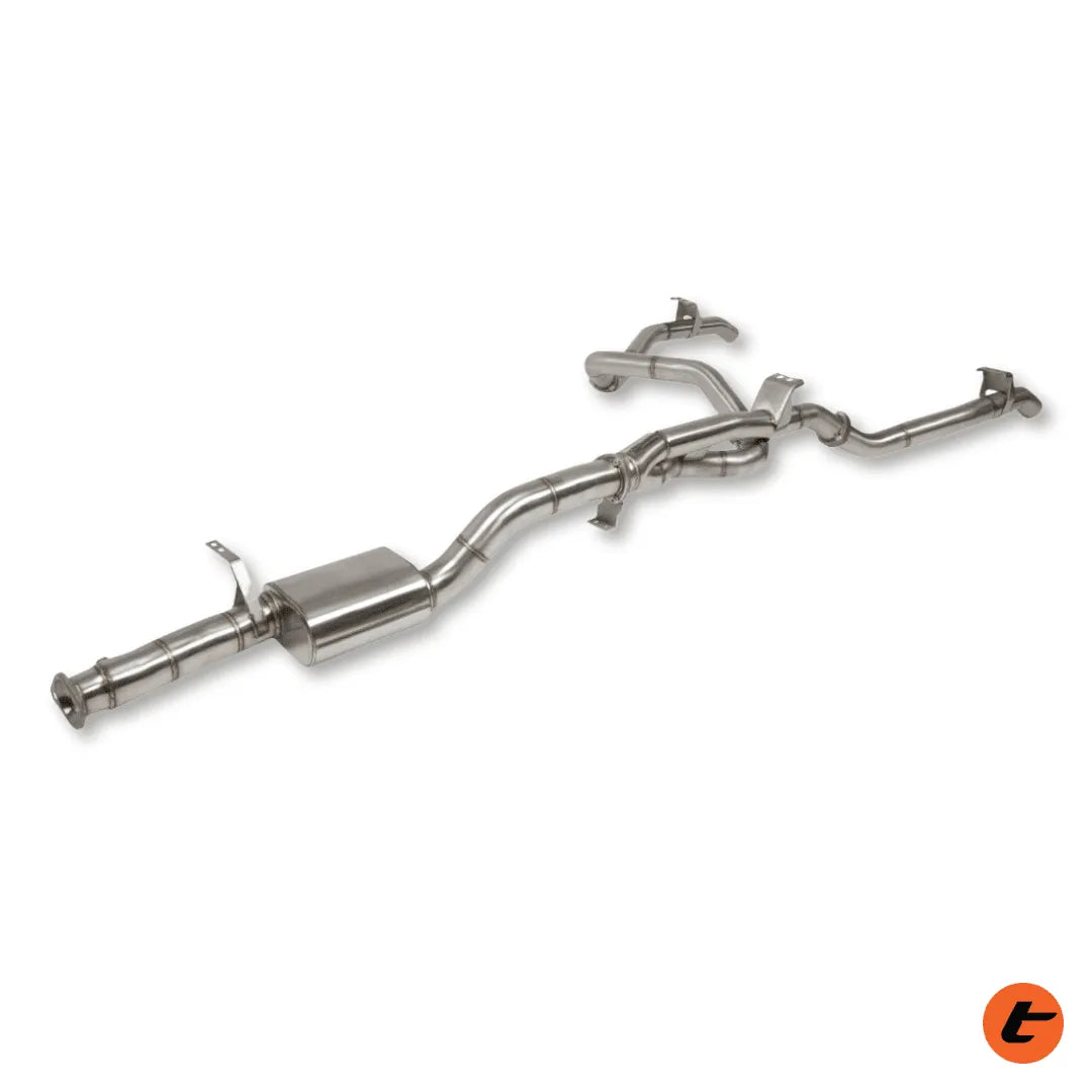 TORQIT 3.5" Twin Exit Exhaust Toyota 79 Series Single Cab + FREE Pedal Torq® Pack | HS8151SS-TW