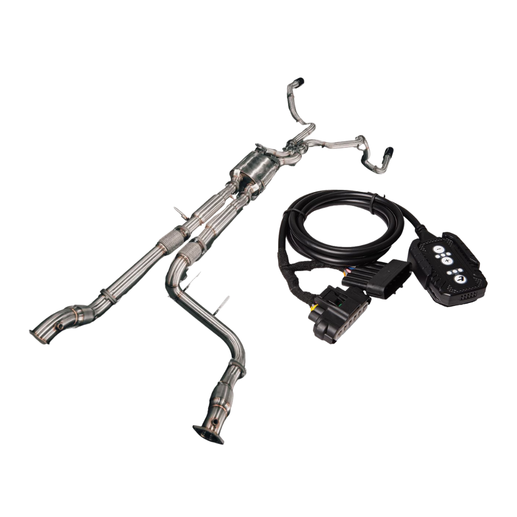 TORQIT Raptor Turbo Back Performance Exhaust for Next-Gen Ranger Raptor with Pedal Torq Throttle Controller-HS8231SS