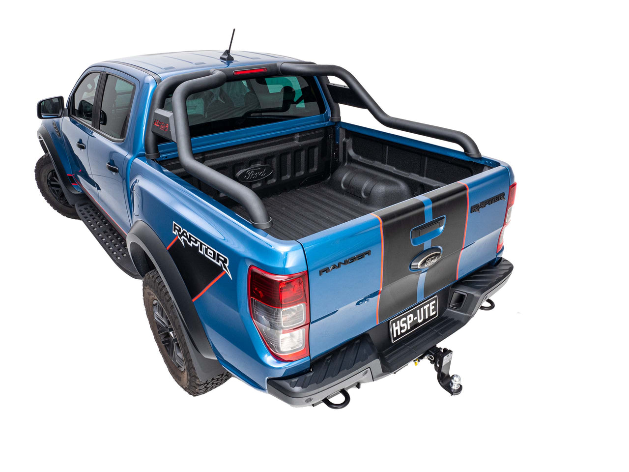 HSP ARMOUR BAR (BLACK) SUITS DUAL CAB FORD RANGER/RAPTOR PX 2011-2022 -P-AB1