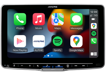 Alpine Halo9 9” High-Res Audio Receiver with Wireless Apple CarPlay / Wireless Android Auto / HDMI / USB / Dual Camera / Bluetooth / Hi-Res Audio Wireless / LDAC / DAB+ Suitable for Nissan Navara NP300 ST-X-NAVARA-F509-STX