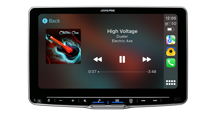 Alpine Halo9 9” High-Res Audio Receiver with Wireless Apple CarPlay / Wireless Android Auto / HDMI / USB / Dual Camera / Bluetooth / Hi-Res Audio Wireless / LDAC / DAB+ Suitable for Nissan Navara NP300 ST-X-NAVARA-F509-STX