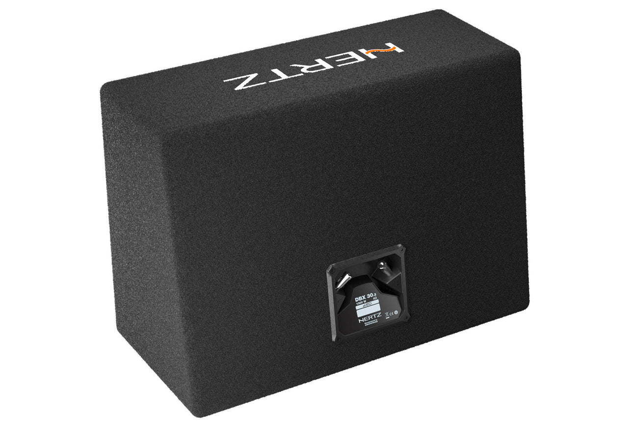 HERTZ Dieci 12" 1000W 4 Ohm Svc Loaded Subwoofer Box (Dbx 30.3)