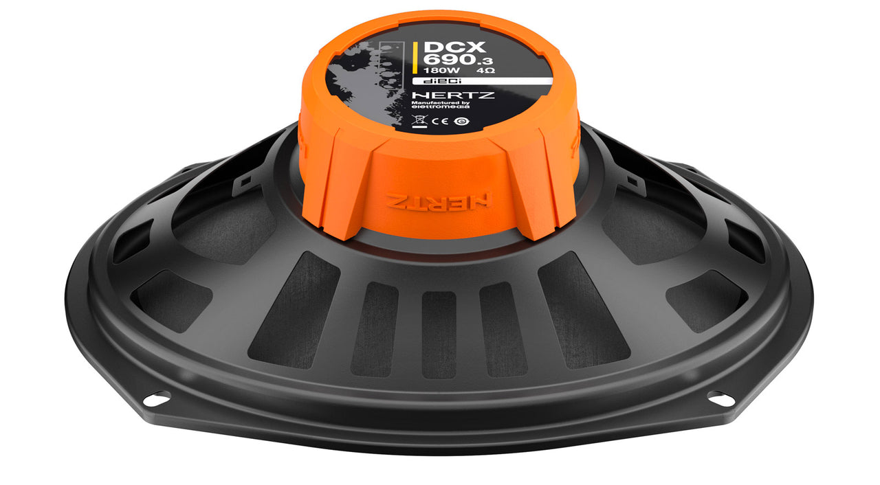 HERTZ Dieci 6X9" 3-Way Coaxial Speaker - Pair (Dcx 690.3)