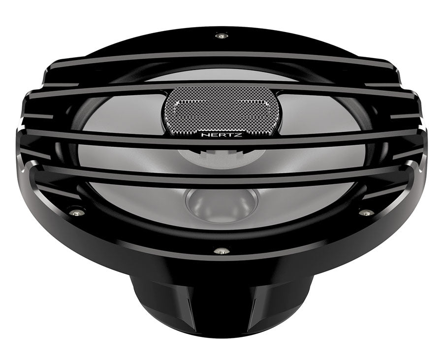 HERTZ Powersport 8" (200Mm) 2-Way Black Coaxial Speaker - Pair (Hmx 8 S)