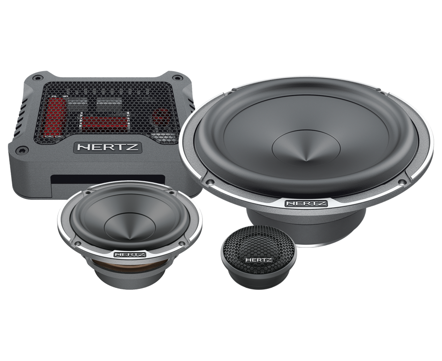 HERTZ Mille Pro 6.5" 3-Way Component Speaker - Pair (Mpk 163.3 Pro)