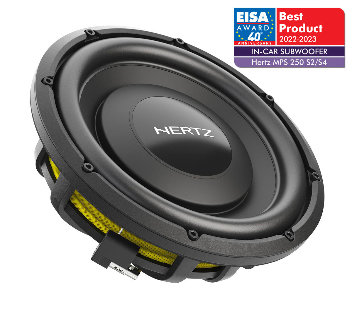 HERTZ Mille Pro 10" 1000W 2 Ohm Svc Shallow Subwoofer (Mps 250 S2)