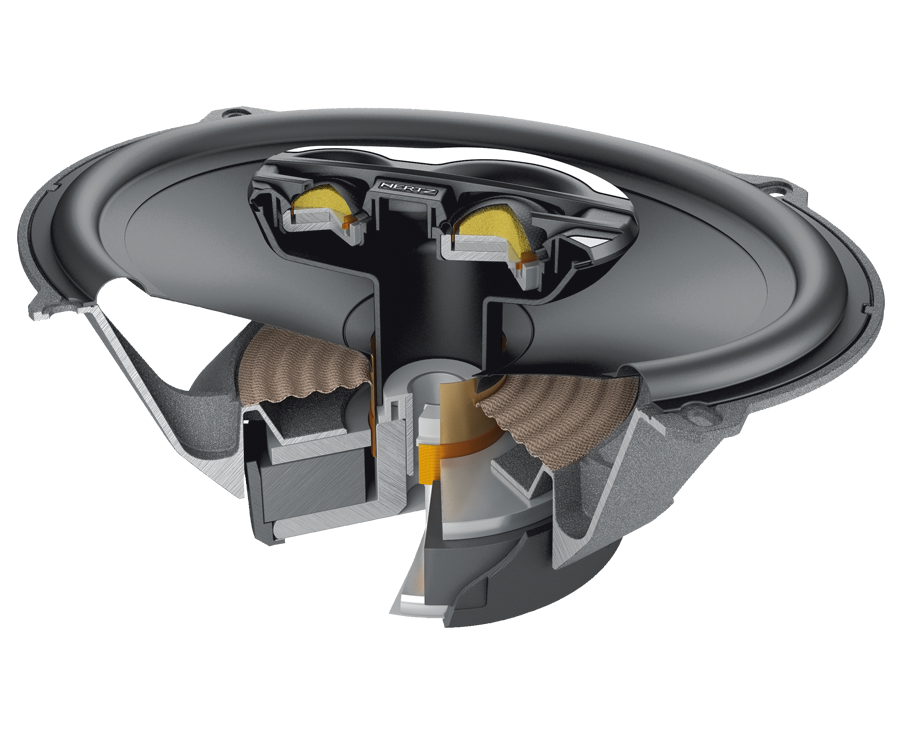 HERTZ Mille Pro 6X9" 3-Way Coaxial Speaker - Pair (Mpx 690.3 Pro)