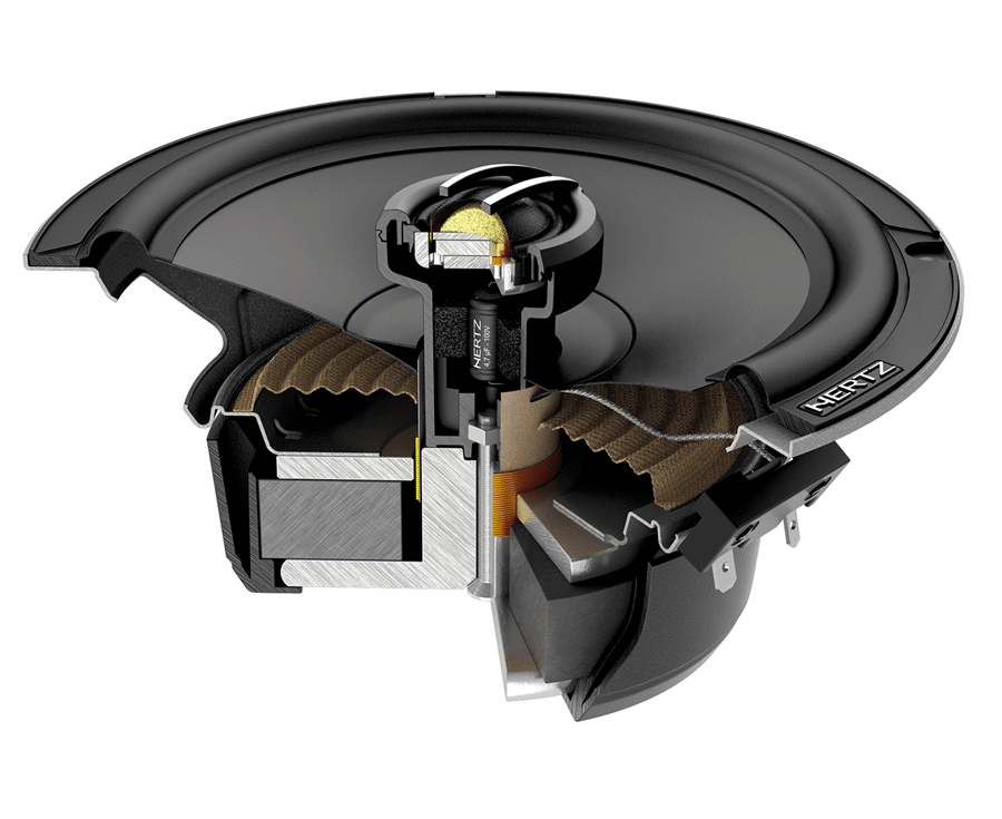 HERTZ Cento Pro 6.5" 2-Way Coaxial Speaker - Pair (Cpx 165)